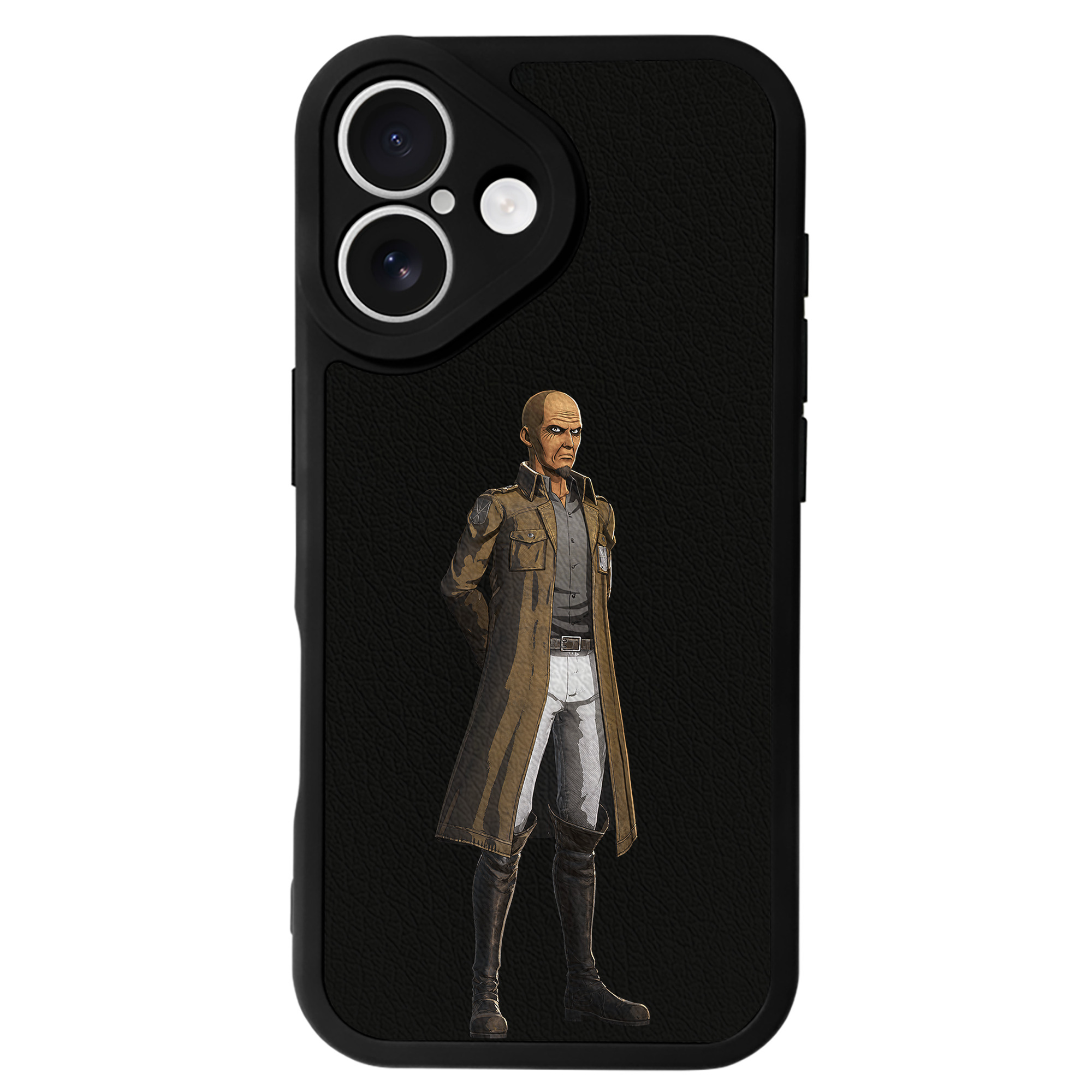（画像用） 進撃の巨人 Attack on Titan 【iPhone 16シリーズ対応】シリコンスマホケース（レザー調） 材質：シリコン